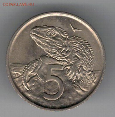 Н.ЗЕЛАНДИЯ 5 ЦЕНТОВ 1967 ГАТТЕРИЯ 15.05.14 В 22.00МСК (8673) - 4-нз67а