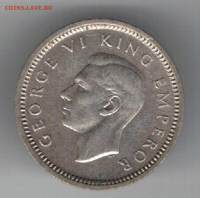 Ag Н.ЗЕЛАНДИЯ 3 ПЕНСА 1946 ДО 15.05.14 В 22.00МСК (8673) - 5-нз46