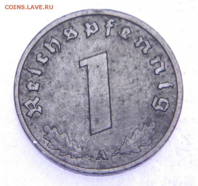 1 пфенниг 1945 А Свастика оценка - 4215045257