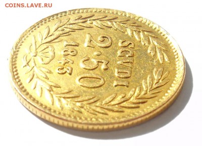 ВАТИКАН папская область 2.5 скудо 1843г золото оценка - DSC00762.JPG