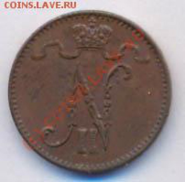 Финляндия 1 пенни 1894г. до 16.03.2010г. в 22.30МСК - 1 пенни 1909-2