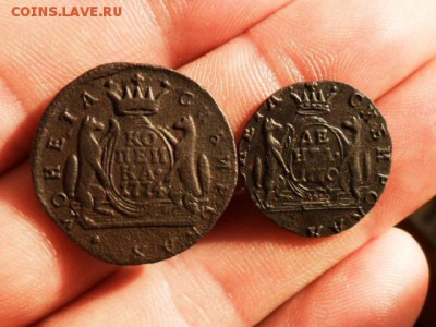 Сибирь копейка 1774г.км. денга 1770г.км - SAM_7327.JPG
