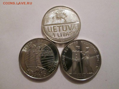 Литва 3 юбилейные монетки UNC!! до 15.05.14 до 22.00 - IMG_2201а