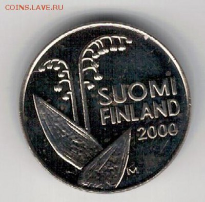 Финляндия 10 пенни 2000 с эмалью до 19.05 в 22мск (8824) - 4-ф