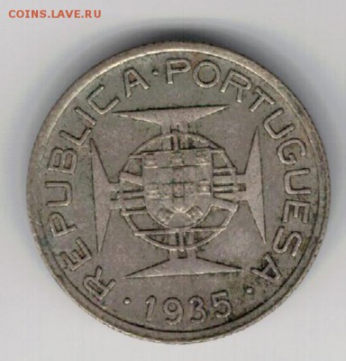 2 эскудо 1935 до 19.05 в 22.00мск (8829) - 5-моз35