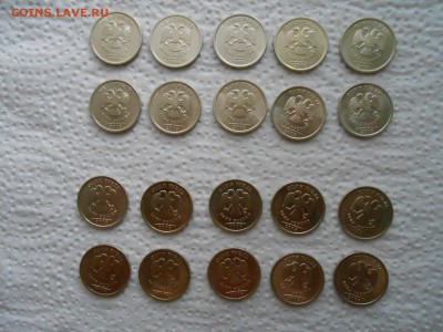 1 рубль 2008 года СПМД и ММД, 10+10 шт, блеск, до 19.05.2014 - 1 р 2008 ммд и спмд-2.JPG