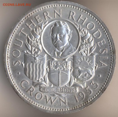 Ю. Родезия 1 крона 1953 г. - 41