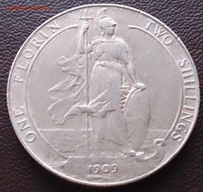 Великобритания 1 флорин 1909 - C_2036.JPG