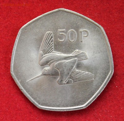 С рубля ИРЛАНДИЯ 50 пенсов 1988г.ВАЛЬДШНЕП  до 21.05.14г. - IMG_1132.JPG