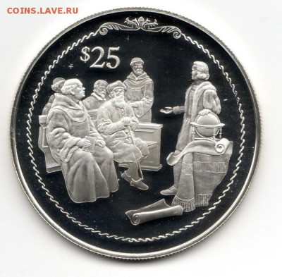 Британские Виргинские о-ва 25$ 1992 Колумб Proof - img079