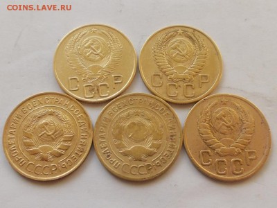 5шт  3копееки 1930.35-55 до 19.05.2014 в 22-00 - 4214597809_1