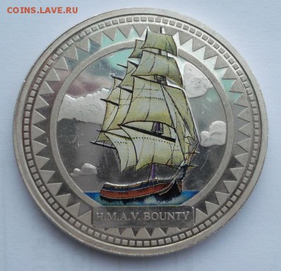 2 доллара 2008 Питкейрн Острова Серебро парусник - DSCF1053