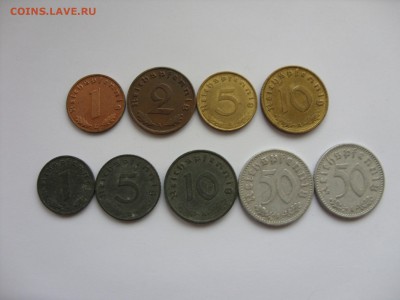 Подборка ходячки 3 Рейха (1-50 пф) 9 шт. - SDC10447.JPG
