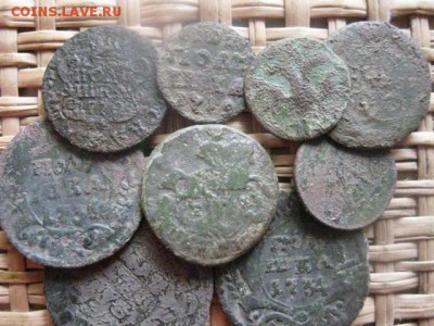 Царские полушки, 9шт. Копанные. До 23.05.2014г. - полушки 006.JPG