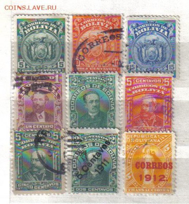 Марки Боливия №1 до 19.05 22.00мск - Марки Боливия №1