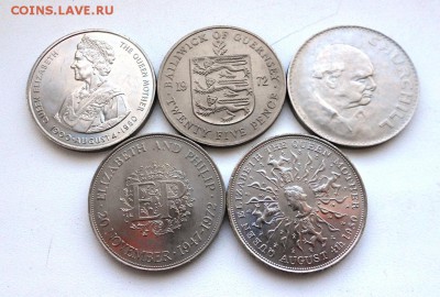 1 крона 25 пенсов Джерси Гернси Гибралтар - DSCN1756