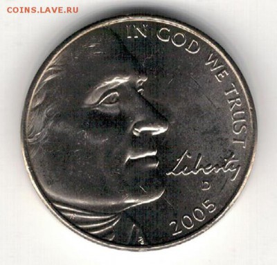 США 5 ЦЕНТОВ 2005D БИЗОН ДО 22.05.14 В 22.00МСК - 4-сша-биз