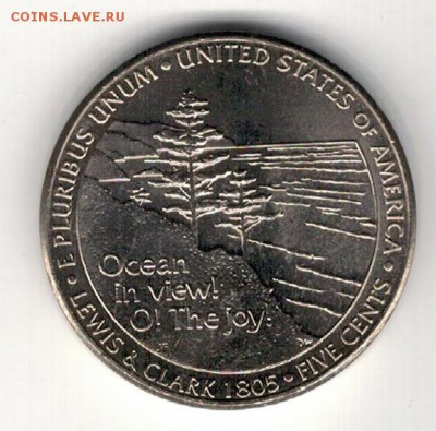 США 5 ЦЕНТОВ 2005D ЛЬЮИС И КЛАРК ДО 22.05.14 В 22.00МСК - 4-сша-лес1