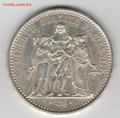 Ag ФРАНЦИЯ 10 ФРАНКОВ 1968 ДО 22.05 В 22.00МСК (8789) - 5-фр68