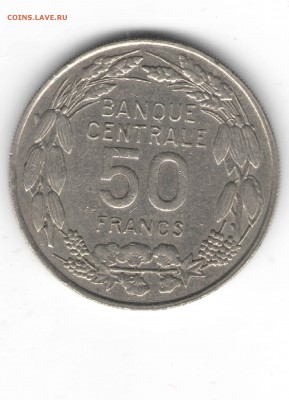 КАМЕРУН 50 ФРАНКОВ 1960 ДО 20.05 - 11