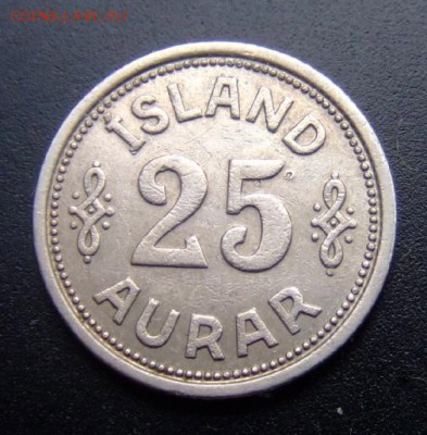 2 - Исландия 25 эйре (1940) Р