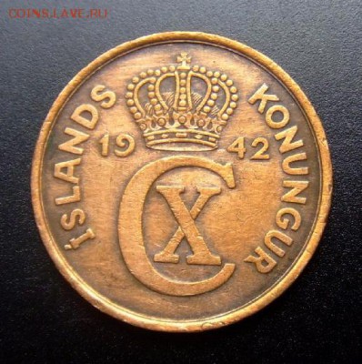 2 - Исландия 5 эйре (1942) А