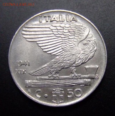 2 - Италия 50 чентезимо (1941) Р