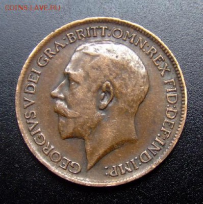 2 - Великобритания 1 фартинг (1914) А