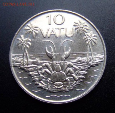 2 - Вануату 10 вату (2009) «Краб» Р