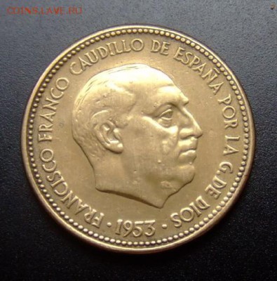 2 - Испания 2,5 песеты (1953) А
