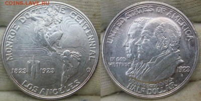 пол доллара США 1923 Монро юбилейка - DSC03587.JPG