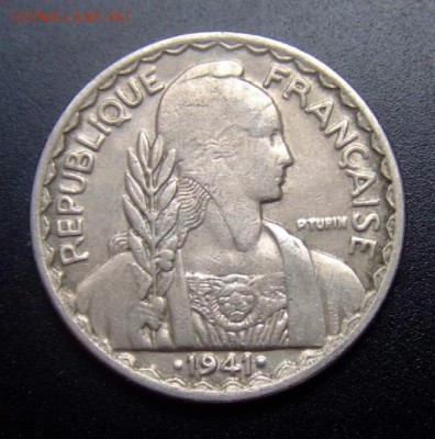 2 - Франц. Индокитай 20 сантимов (1941) А