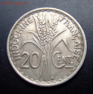 2 - Франц. Индокитай 20 сантимов (1941) Р