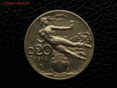 20 сантим, 1914г. Италия. - DSC09511.JPG