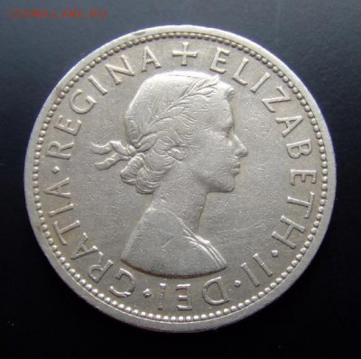 2 - Великобритания 0,5 кроны (1957) d-32,1 мм А