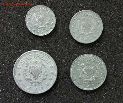 АЛБАНИЯ - 4 монеты 1947-1957 до 25.05 - Албания 47 -2