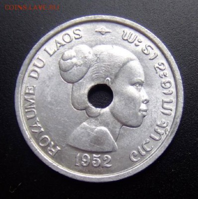 2 - Лаос 10 центов (1952) А