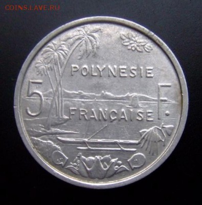2 - Франц. Полинезия 5 франков (1965) Р