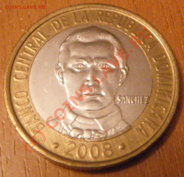 Доминикана 5 Песо 2008 + Бонусы до 22.00, 21.03.2010 - 5песоА