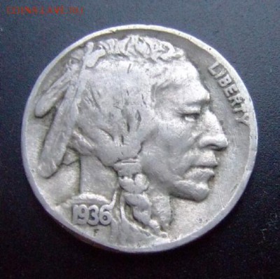 2 - США 5 центов (1936) «Бизон» №1 А