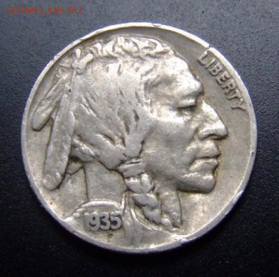 2 - США 5 центов (1935) «Бизон» №1 А
