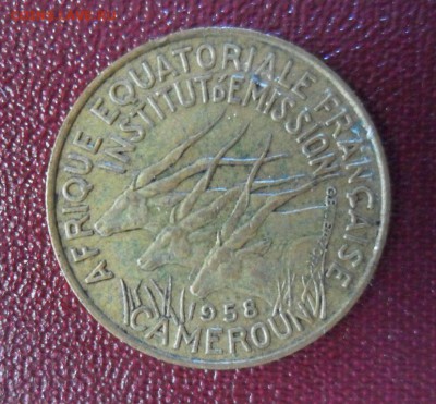 10 франков 1958 Экватор.Африка, Камерун, до 23.05..21.00 Мск - SAM_7365.JPG