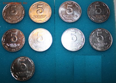 5 и 25 копеек Украина (погодовка) - 16 монет  до 26.05. - 5 копеек -2