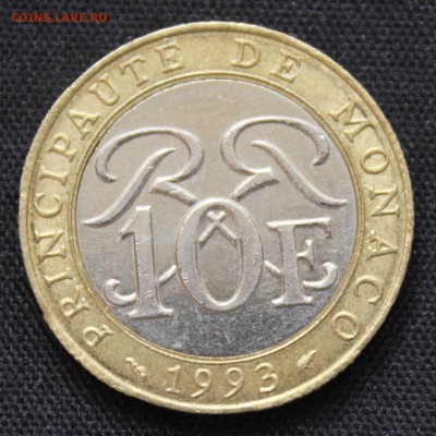 БМ МОНАКО 10 франков  1993г.КОННЫЙ РЫЦАРЬ  до 26.05.14г. - IMG_2143.JPG