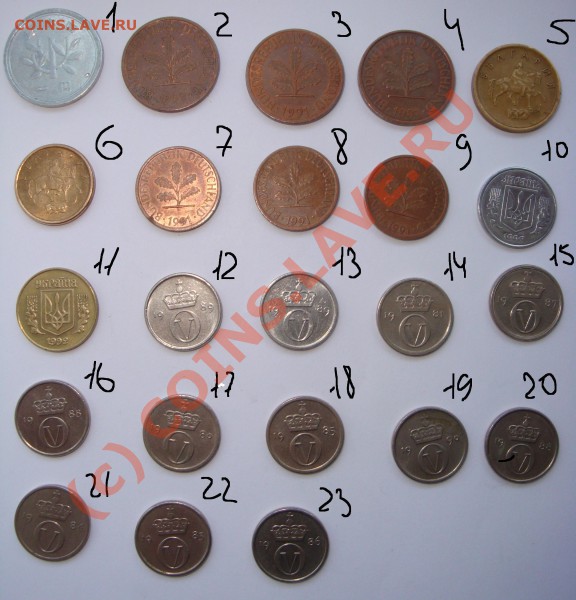 Продам иностранные монеты по 5 рублей за штуку - 4.JPG