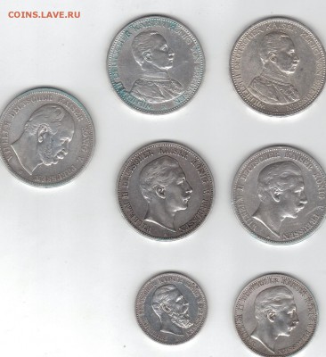 Германия, Талеры, Марки, Серебро 18-20 век - 016