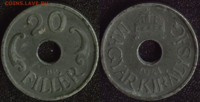 Венгрия 20 филлеров 1941 [ВОЙНА] до 22:00мск 24.05.14 - Венгрия 20 филлеров 1941