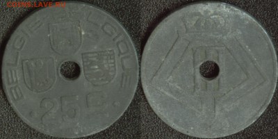 Бельгия 25 сантим 1942 [ВОЙНА] до 22:00мск 24.05.14 - Бельгия 25 сантим 1942