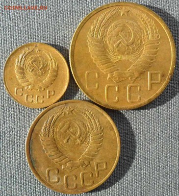 Лот из 3-х монет. 1 к-1939,5 к 1949,3 к 1949.Билон на бонус! - SAM_1355.JPG