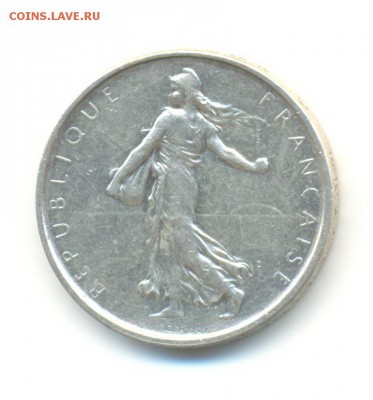Ag. франция 5 франков 1963 . до 26.05 22:00 - 1